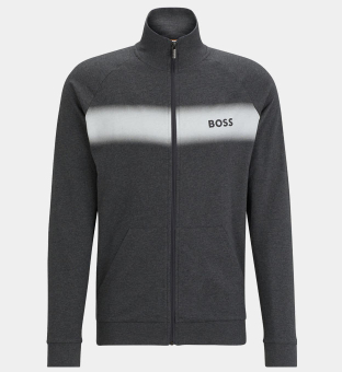 Hugo Boss Zip-Up Stripe Jacka Herr Grå