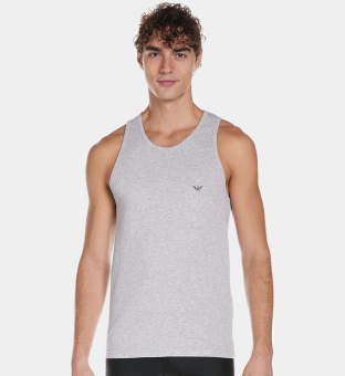 Emporio Armani Tank Tops Herr Heather Grå