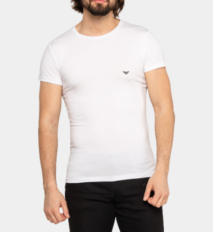 Emporio Armani Crew neck T-shirt Herr Vit