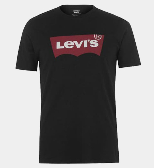 Levis Batwing Logo T-shirt Herr Svart