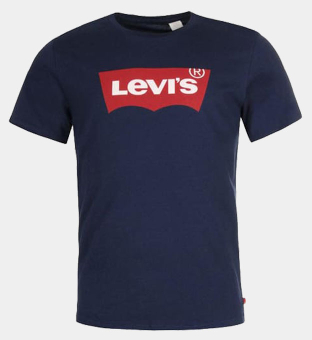 Levis Batwing Logo T-shirt Herr Marin