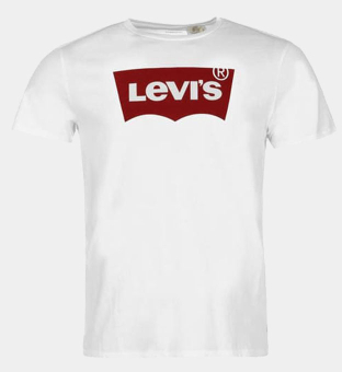 Levis Batwing Logo T-shirt Herr Vit