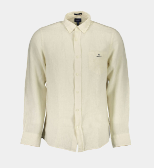 Gant Skjorta Herr Beige