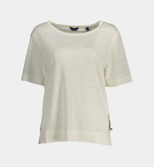 Gant T-shirt Damer Vit