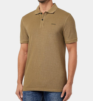 Hugo Boss Pikétröja Herr Beige