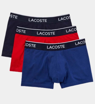 Lacoste 3 Packa Boxare Herr Marine