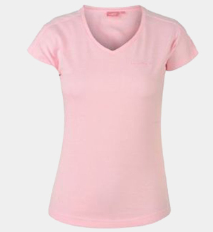 LA Gear V-Neck T-shirt Damer Rosa