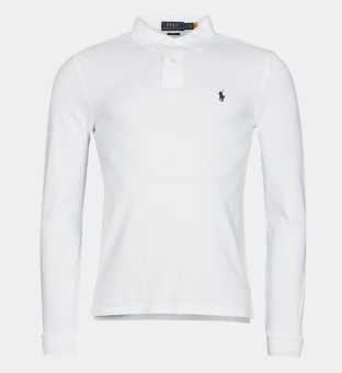 Ralph Lauren Long Sleeve Pikétröja Herr Vit