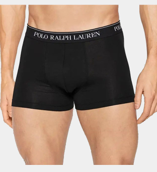 Ralph Lauren 3 Packa Boxare Herr Svart