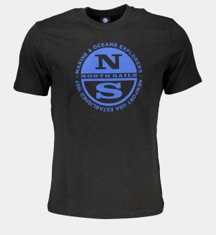 North Sails T-shirt Herr Svart