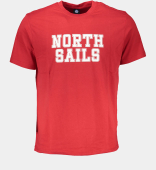 North Sails T-shirt Herr Röd