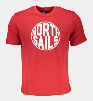 North Sails T-shirt Herr Röd