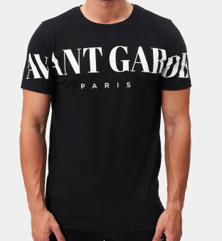 Avant Garde T-shirt Herr Svart