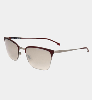 Hugo Boss Solglasögon Herr Matte Burgundy Ruthenium