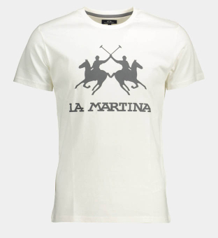 LA Martina T-shirt Herr Vit