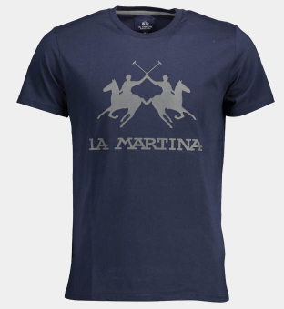 LA Martina T-shirt Herr Marin Blå