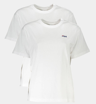 Fila 2 Packa T-shirts Damer Vit