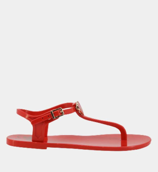 Love Moschino Flip Flops Damer Röd