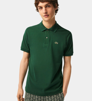 Lacoste Pikétröja Herr Grön