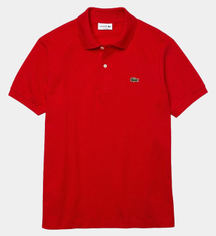 Lacoste Pikétröja Herr Röd