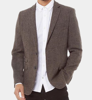 French Connection Blazer Herr Brun