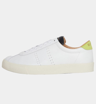 Superga Trainers Damer Vit Lime Svart