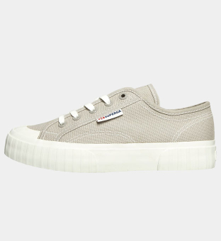 Superga Trainers Damer Ljus Grå Vit