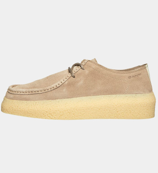 Gant Lace up Herr Mörk Putty Cream