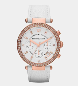 Michael Kors Klocka Damer Vit Rose Gold