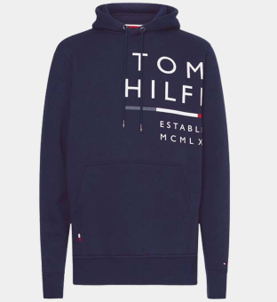 Tommy Hilfiger Hoody Herr Desert Himmel