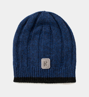 Harmont & Blaine Beanie Damer Blue Svart