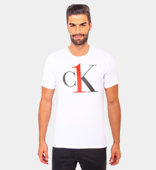 Calvin Klein T-shirt Herr Vit