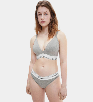 Calvin Klein 3 Packa Bikinies Damer Grå