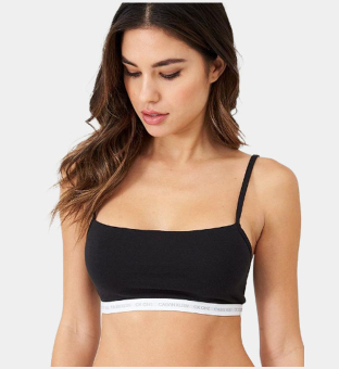 Calvin Klein 2 Packa Bralette Damer Svart