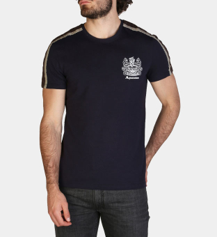 Aquascutum T-shirt Herr Blå