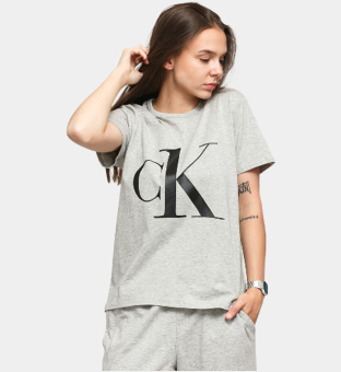 Calvin Klein T-shirt Damer Grå