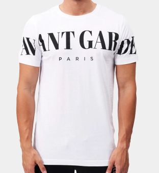 Avant Garde T-shirt Herr Vit