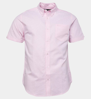 Ben Sherman Skjorta Herr Ljus Rosa