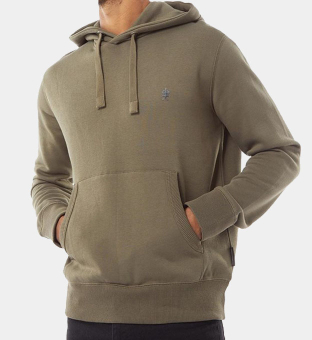 French Connection Hoody Herr Khaki