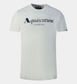 Aquascutum T-shirt Herr Grå