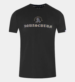 Aquascutum T-shirt Herr Svart