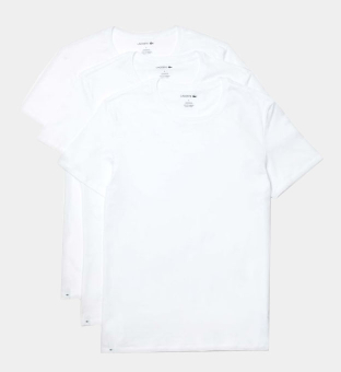 Lacoste 3 Packa T-shirts Herr Vit