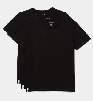 Lacoste 3 Packa T-shirts Herr Svart