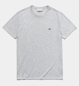 Lacoste T-shirt Herr Silver