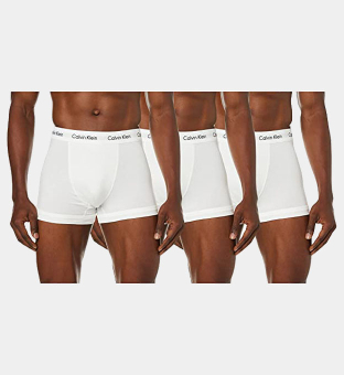 Calvin Klein 3 Packa Boxare Herr Vit