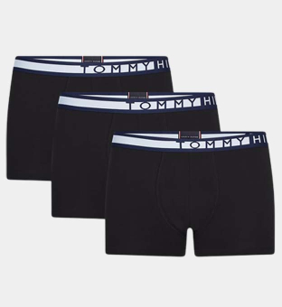 Tommy Hilfiger 3 Packa Boxare Herr Svart