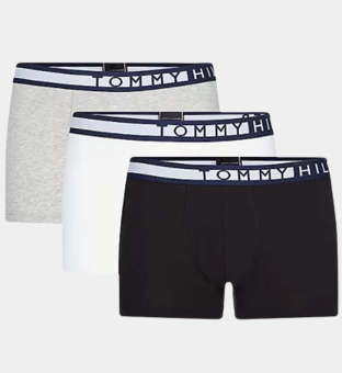 Tommy Hilfiger 3 Packa Boxare Herr Svart Vit