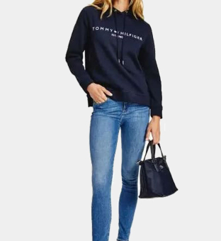 Tommy Hilfiger Hoody Damer Desert Himmel