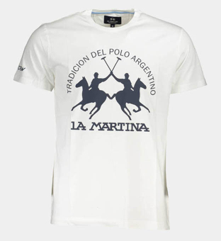 LA Martina T-shirt Herr Vit