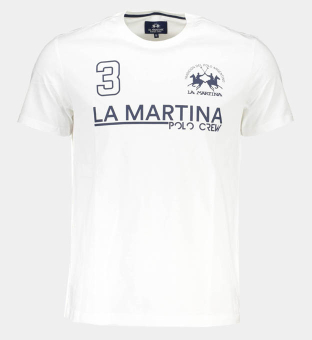 LA Martina T-shirt Herr Vit